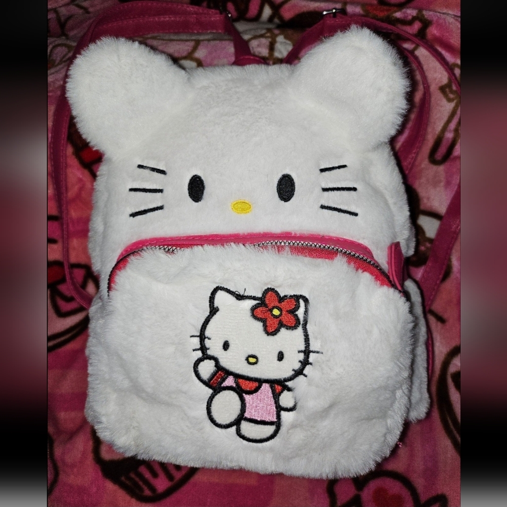 Cute hello kitty small backpack